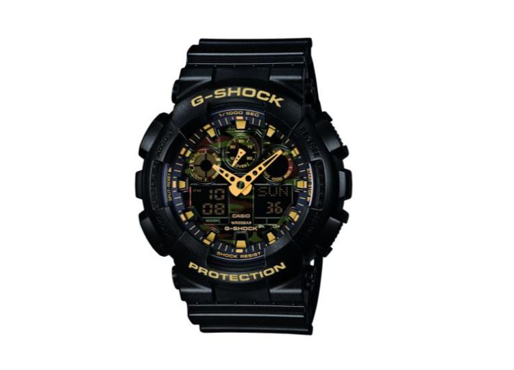 Casio G Shock GA100CF Black Watch