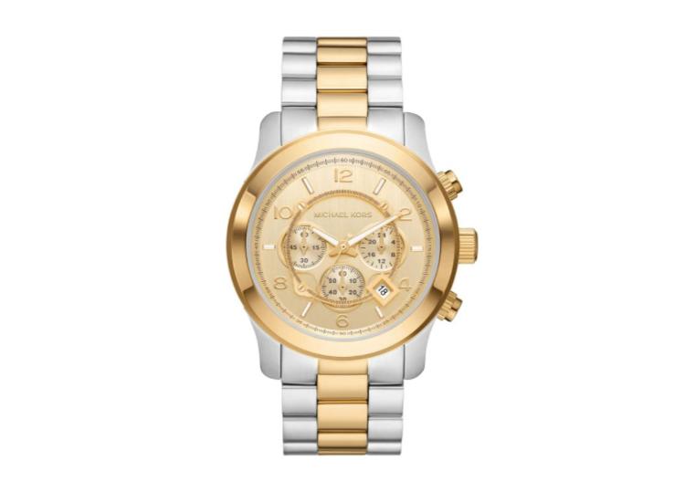 Michael Kors Runway Chronograph Two-Tone Stainless Steel Watch
