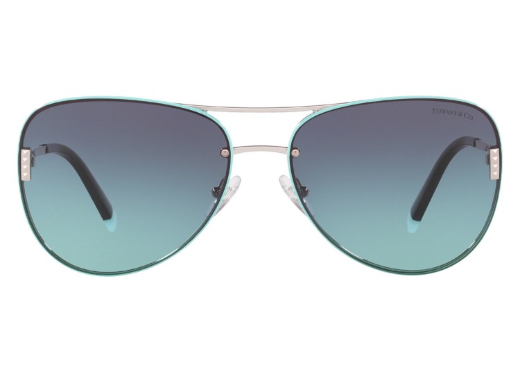 Tiffany & Co TF3066 Silver and Tiffany Blue Frame with Azure Gradient Blue Lens