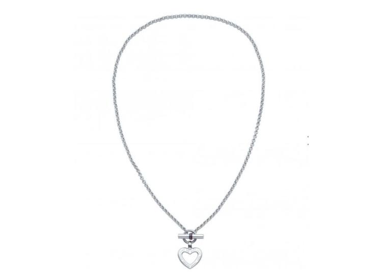Tommy Hilfiger Open Heart Stainless Steel Necklace