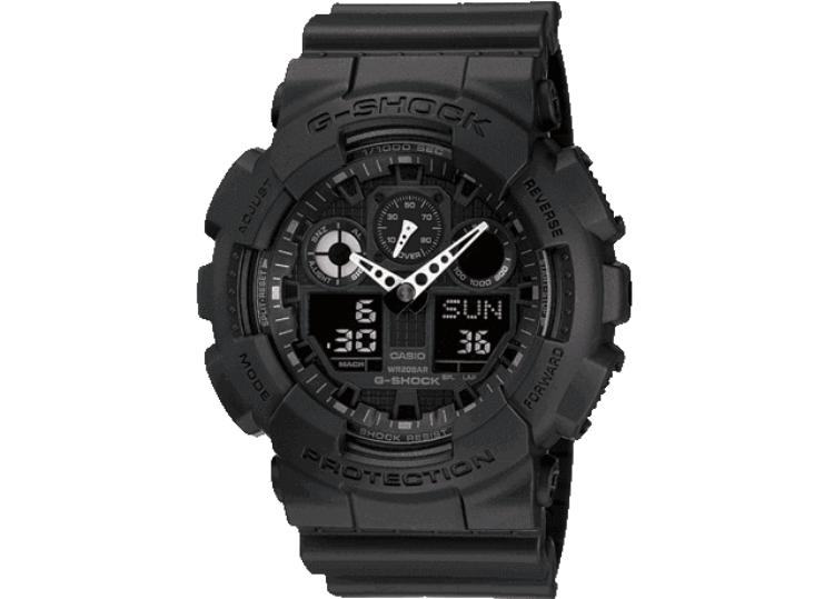 Casio G-Shock Black Alarm Chronograph Watch