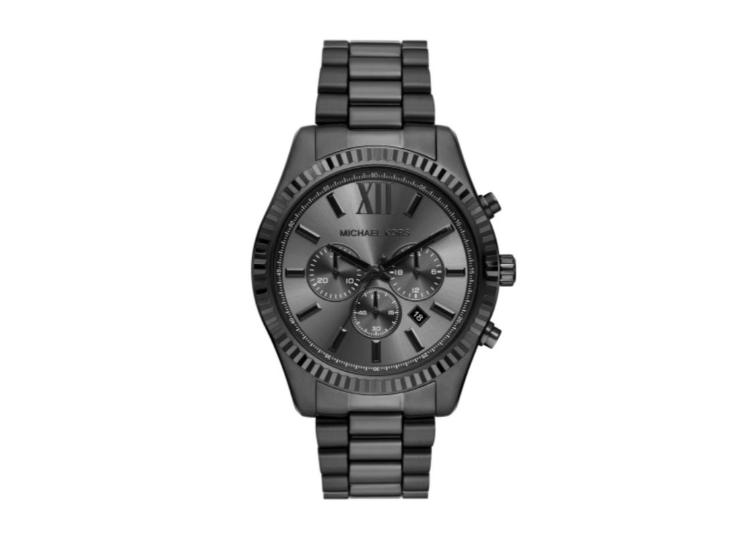 Michael Kors Lexington Black Chronograph Watch